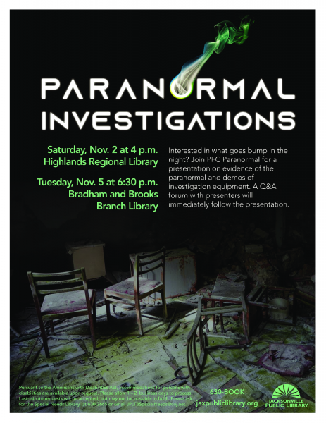 Image for event: Paranormal Presentation